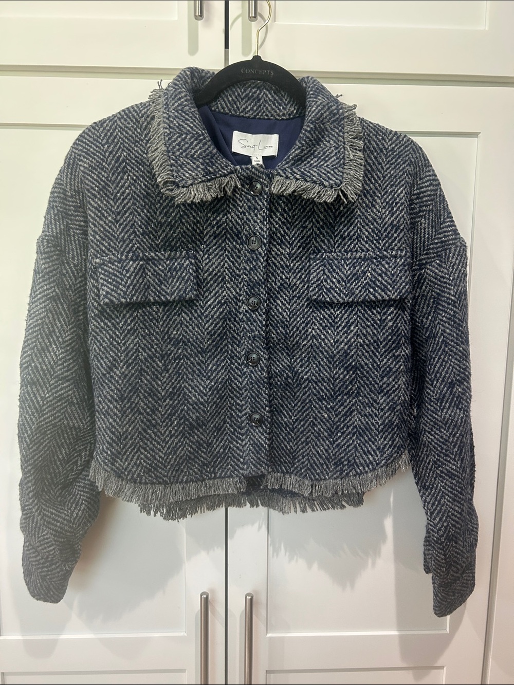 Sweet Lemon brand Wool Fringe Jacket